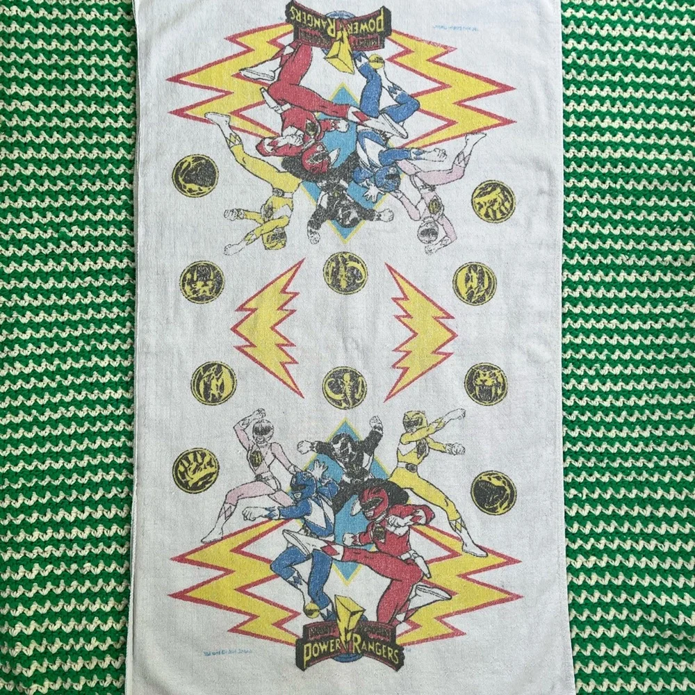 Vintage Power Rangers Beach Towel